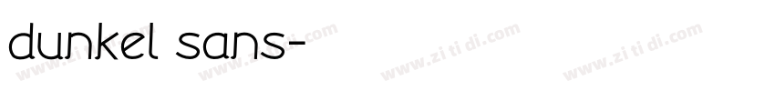 dunkel sans字体转换 dunkel sans字体转换